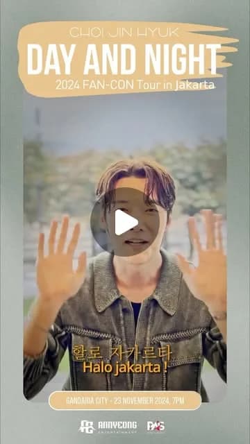“Halo Jakarta!” — salam dari Choi Jin Hyuk