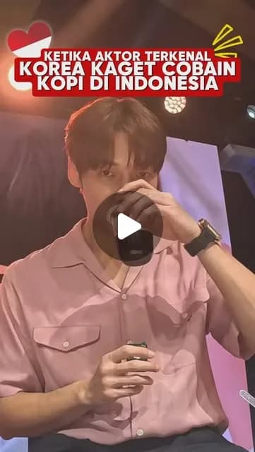 Choi Jin Hyuk kaget cobain kopi Indonesia